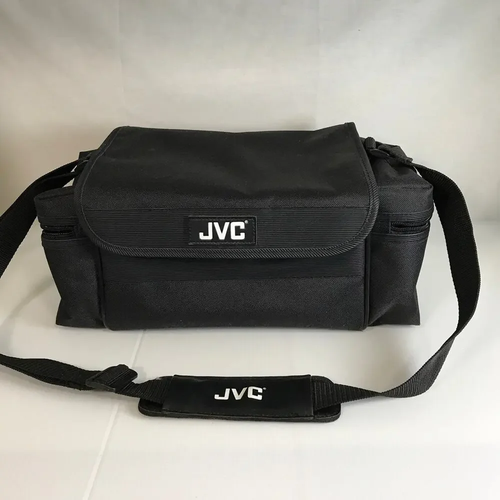 JVC Vintage Camcorder Heavy Duty Padded Nylon Carrying Bag Shoulder Strap
